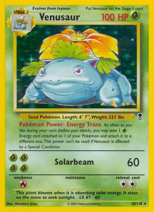 Venusaur (18) Reverse Holofoil - Legendary Collection