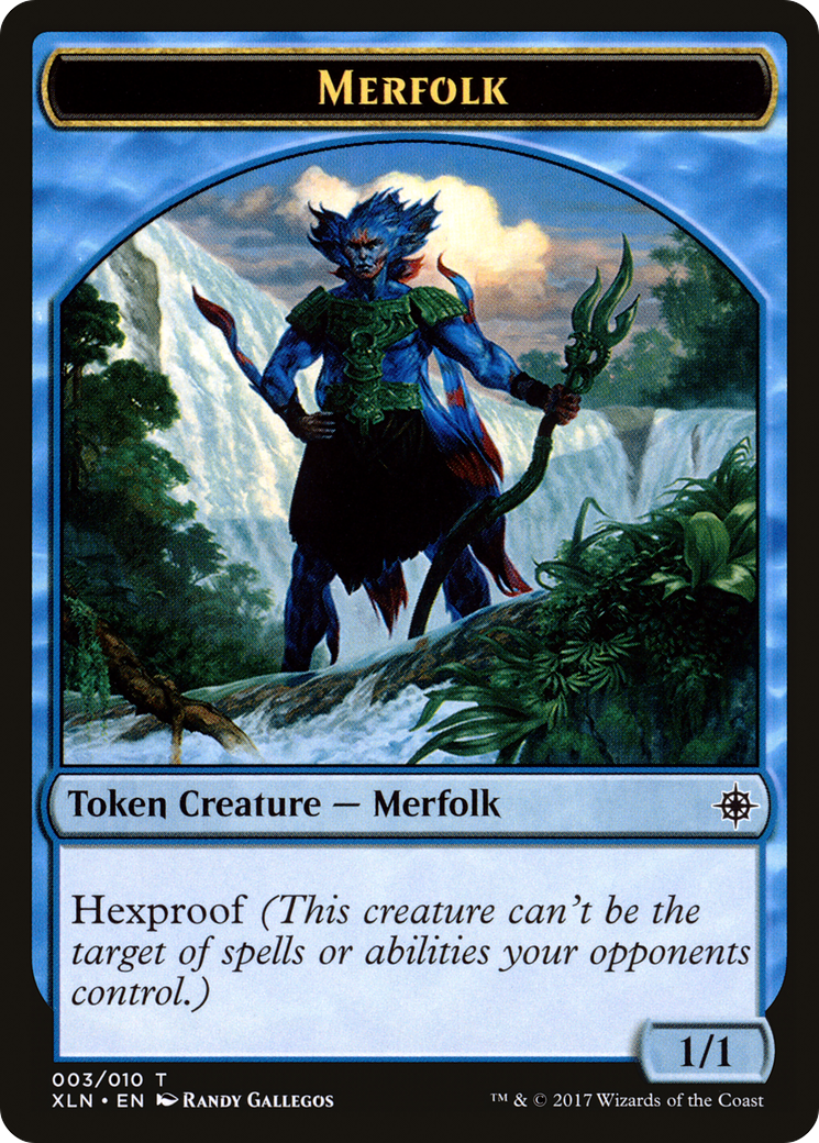 Merfolk Token [Ixalan Tokens] | Silver Goblin