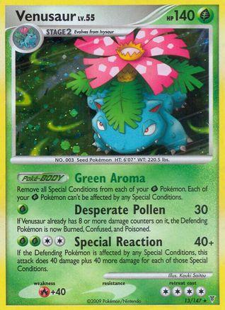 Venusaur (13) Holofoil - Supreme Victors