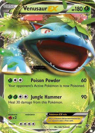 Venusaur EX (1) Holofoil - XY Base Set