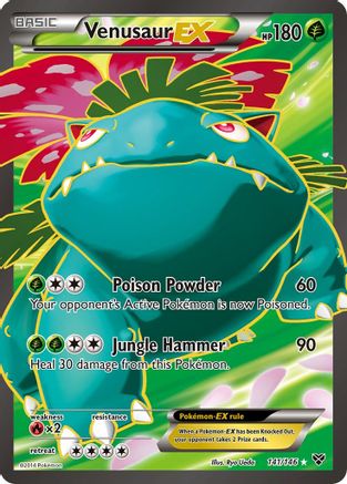 Venusaur EX (141/146) [XY: Base Set] | Silver Goblin