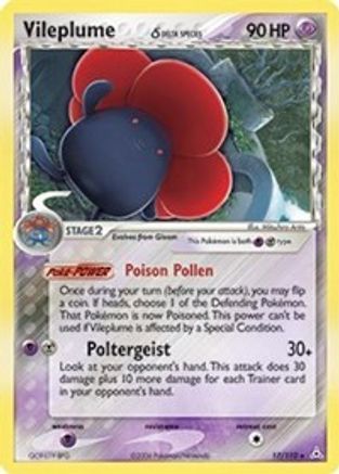 Vileplume (Delta Species) (17) Reverse Holofoil - Holon Phantoms