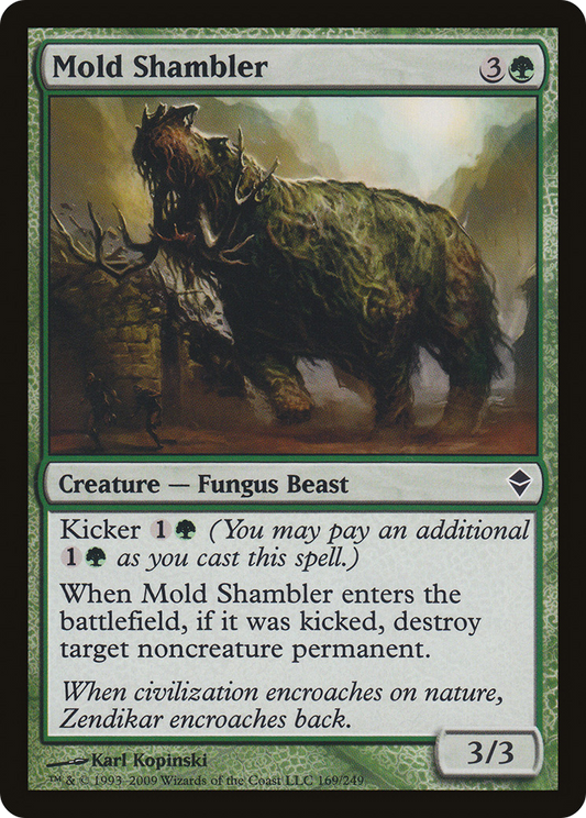Mold Shambler [Zendikar] Foil