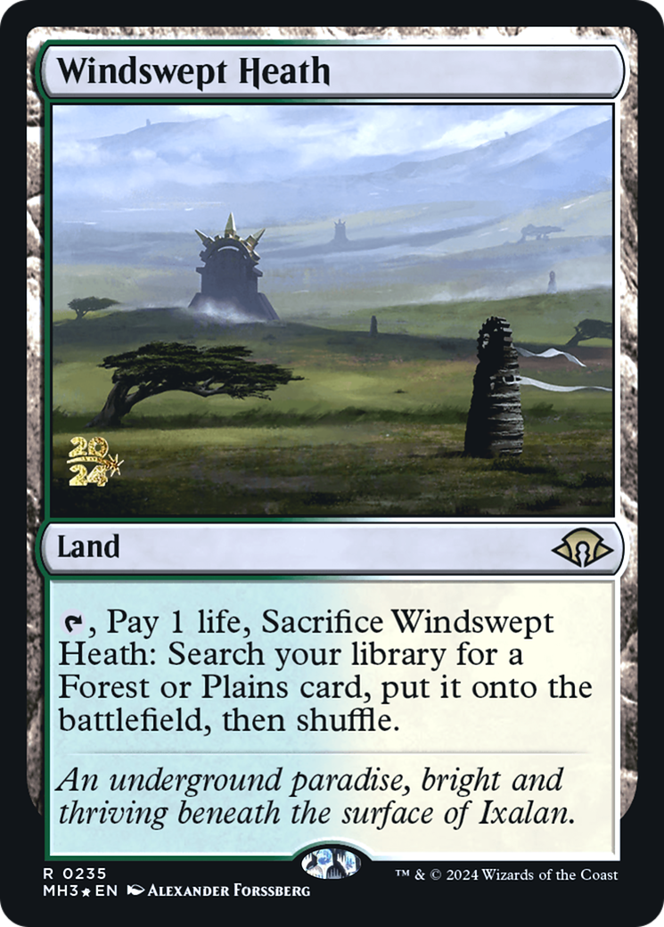 Windswept Heath [Modern Horizons 3 Prerelease Promos] | Silver Goblin