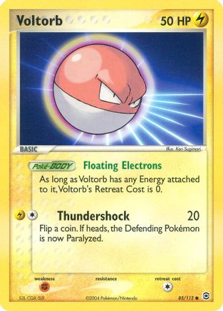 Voltorb (85/112) [EX: FireRed & LeafGreen] Reverse Holofoil