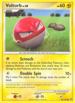 Voltorb (80) Reverse Holofoil - Stormfront
