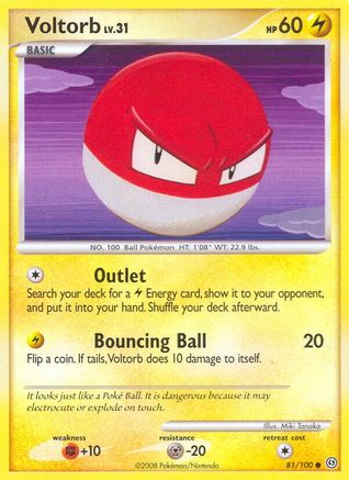 Voltorb (81) Reverse Holofoil - Stormfront