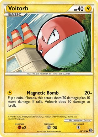 Voltorb (83/102) [HeartGold & SoulSilver: Triumphant] Reverse Holofoil