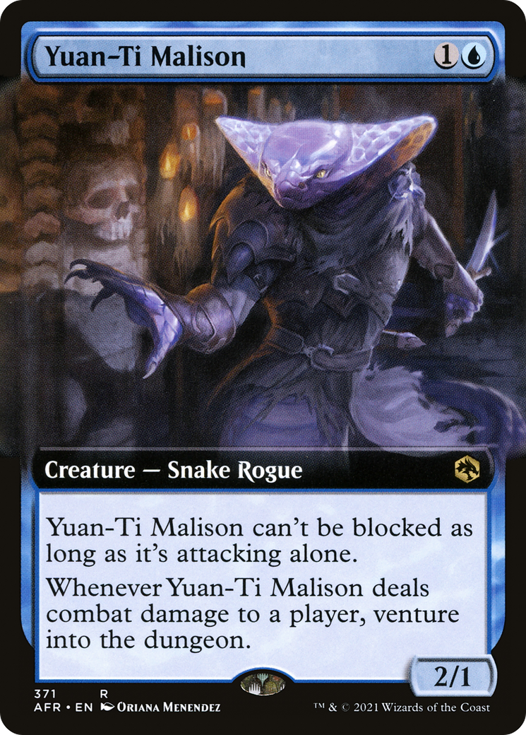 Yuan-Ti Malison (Extended Art) [Dungeons & Dragons: Adventures in the Forgotten Realms] Foil