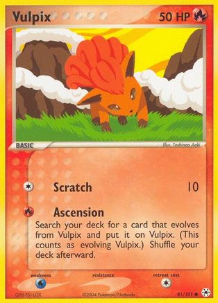 Vulpix (81) Reverse Holofoil - Hidden Legends