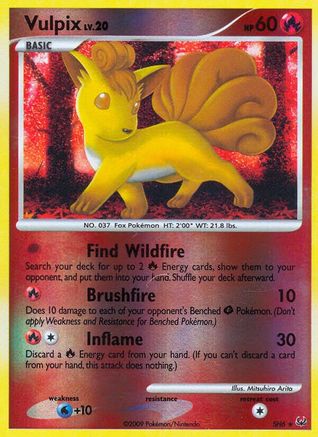 Vulpix (Shiny) (SH6) Reverse Holofoil - Platinum