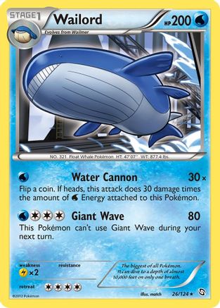 Wailord (26/124) [Black & White: Dragons Exalted] | Silver Goblin