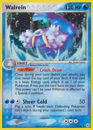 Walrein (15) Reverse Holofoil - Hidden Legends