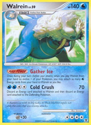 Walrein (36) Reverse Holofoil - Rising Rivals