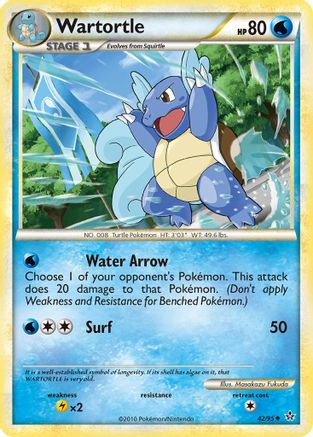 Wartortle (42) Reverse Holofoil - Unleashed
