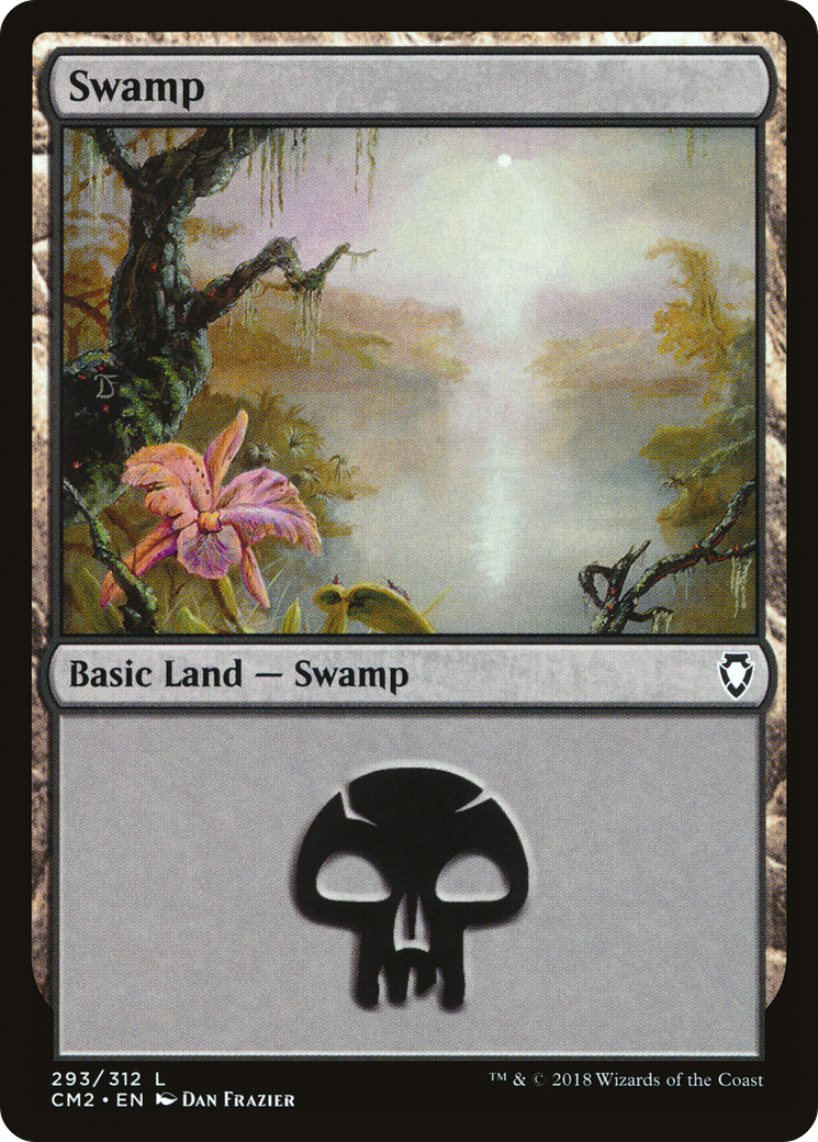 Swamp (293) [Commander Anthology Volume II] | Silver Goblin