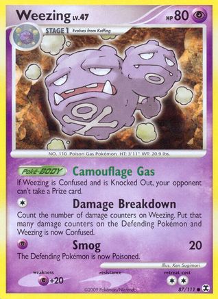 Weezing (87/111) [Platinum: Rising Rivals] | Silver Goblin