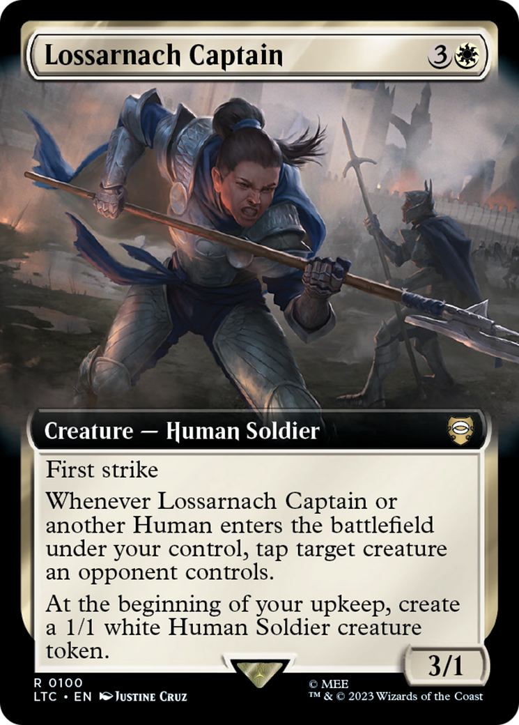 Lossarnach Captain (Extended Art) [The Lord of the Rings: Tales of Middle-Earth Commander] | Silver Goblin