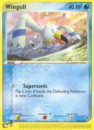 Wingull (84/100) [EX: Sandstorm] Reverse Holofoil