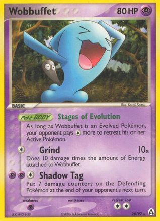 Wobbuffet (28) Reverse Holofoil - Legend Maker