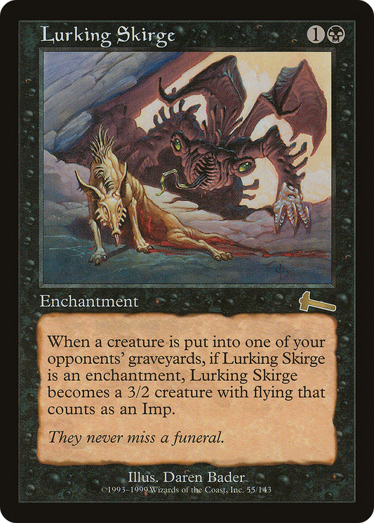 Lurking Skirge [Urza's Legacy] Foil