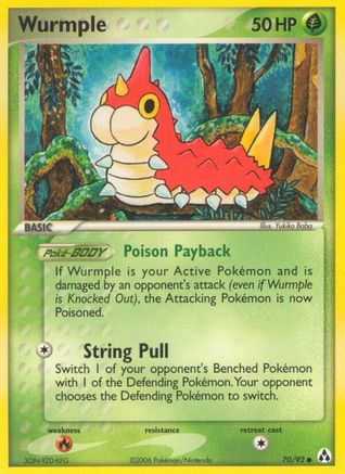 Wurmple (70) Reverse Holofoil - Legend Maker