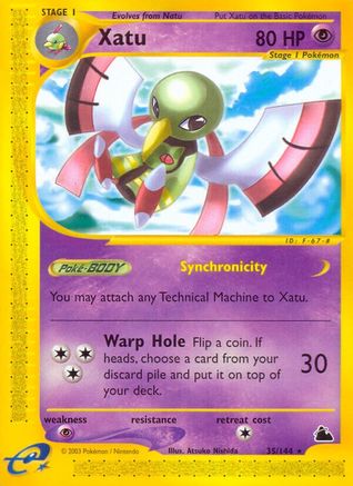Xatu (35) (35) Reverse Holofoil - Skyridge