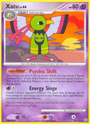 Xatu (44/132) [Diamond & Pearl: Secret Wonders] Reverse Holofoil