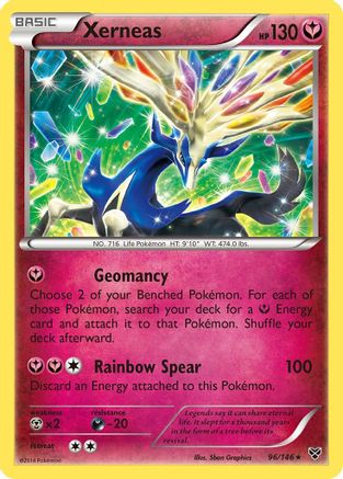 Xerneas (96) Reverse Holofoil - XY Base Set