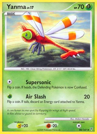 Yanma (88) Reverse Holofoil - Supreme Victors