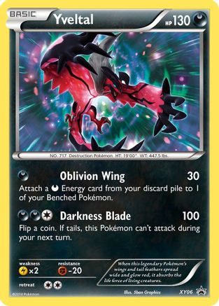 Yveltal - XY06 (XY06) Holofoil - XY Promos