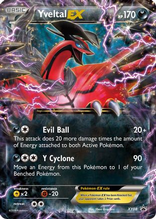 Yveltal EX - XY08 (XY08) Holofoil - XY Promos