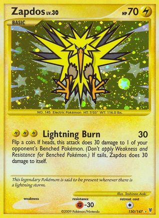 Zapdos (150) Holofoil - Supreme Victors