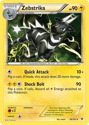 Zebstrika (36/101) [Black & White: Noble Victories] | Silver Goblin