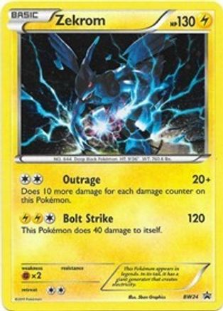 Zekrom - BW24 (BW24) Holofoil - Black and White Promos