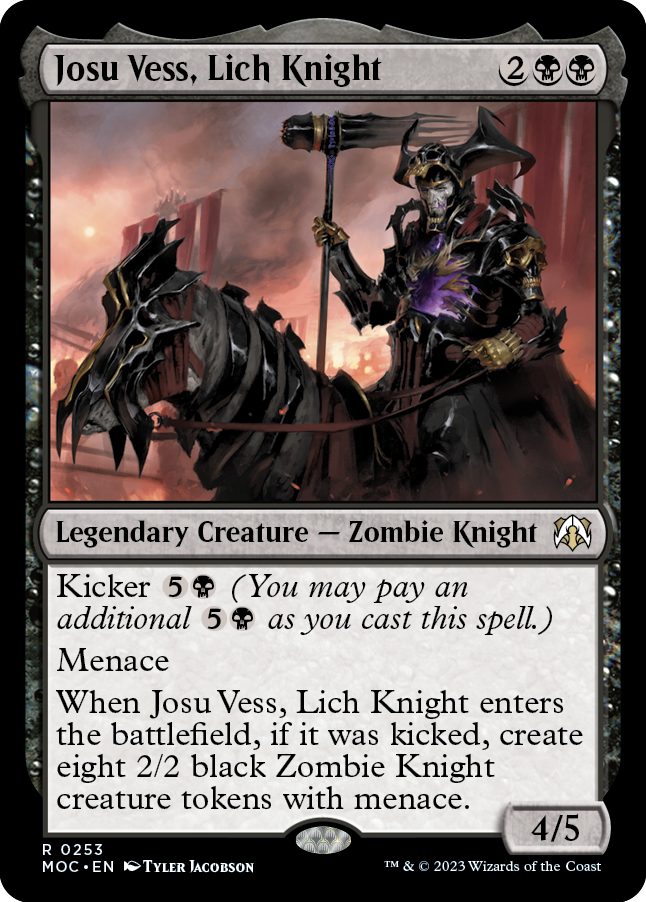 Josu Vess, Lich Knight [March of the Machine Commander] | Silver Goblin