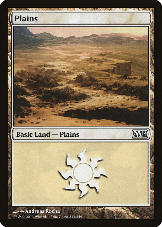 Plains (233) [Magic 2014] Foil