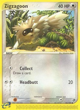 Zigzagoon (85/100) [EX: Sandstorm] | Silver Goblin