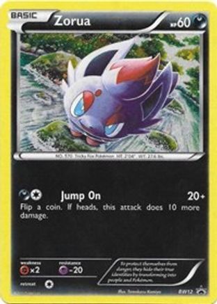 Zorua (BW12) [Black & White: Black Star Promos] | Silver Goblin