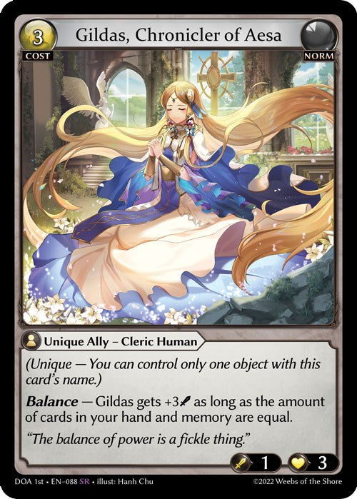 Gildas, Chronicler of Aesa (088) [Dawn of Ashes: 1st Edition] Foil
