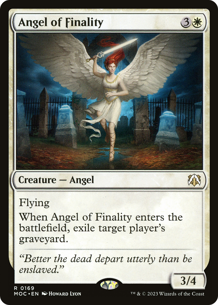 Angel of Finality [March of the Machine Commander] | Silver Goblin