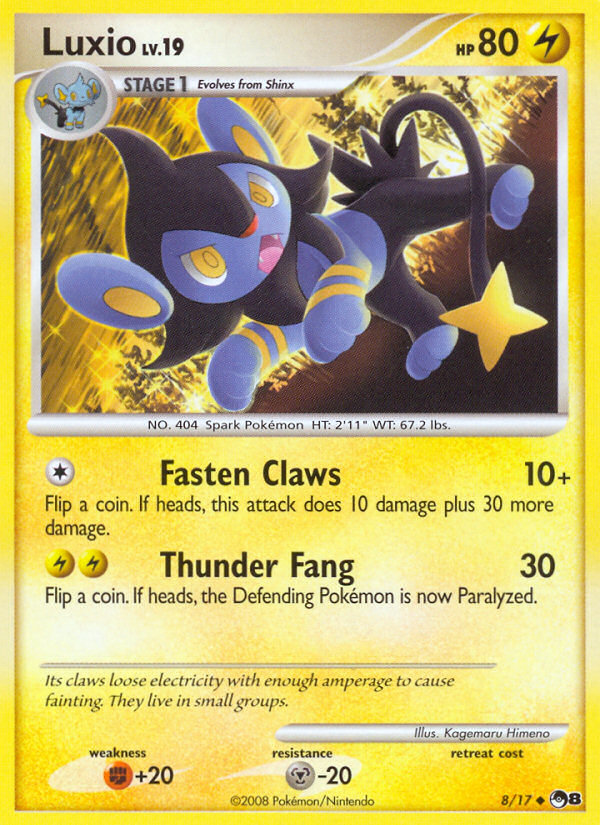 Luxio (8/17) [POP Series 8] | Silver Goblin