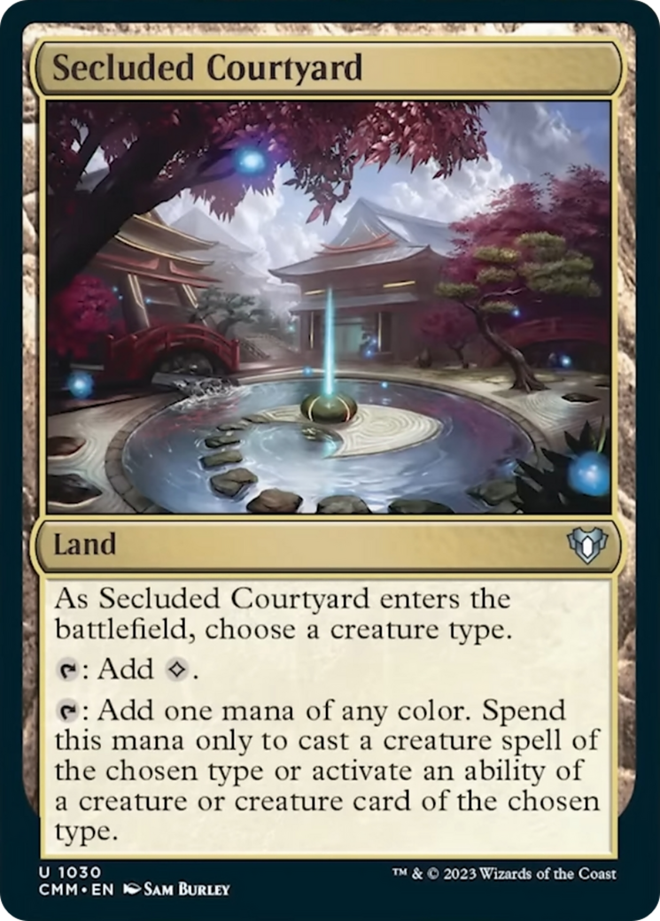 Secluded Courtyard [Commander Masters] | Silver Goblin