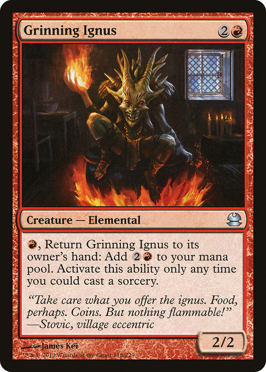 Grinning Ignus [Modern Masters] Foil