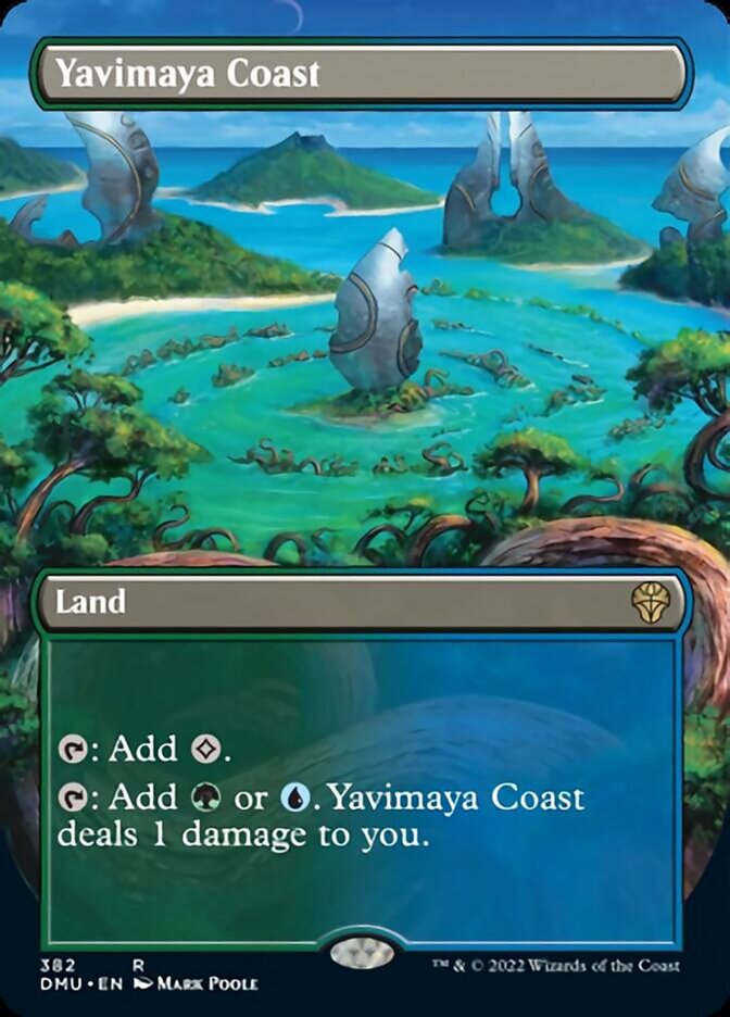 Yavimaya Coast (Borderless Alternate Art) [Dominaria United] | Silver Goblin