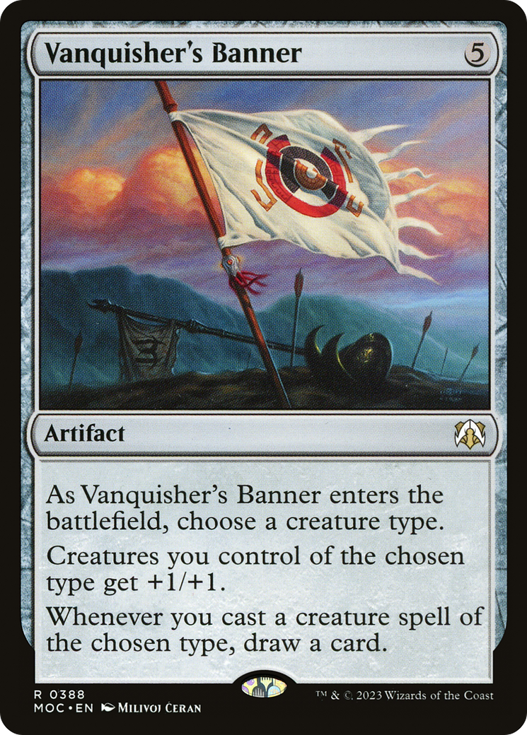 Vanquisher's Banner [March of the Machine Commander] | Silver Goblin