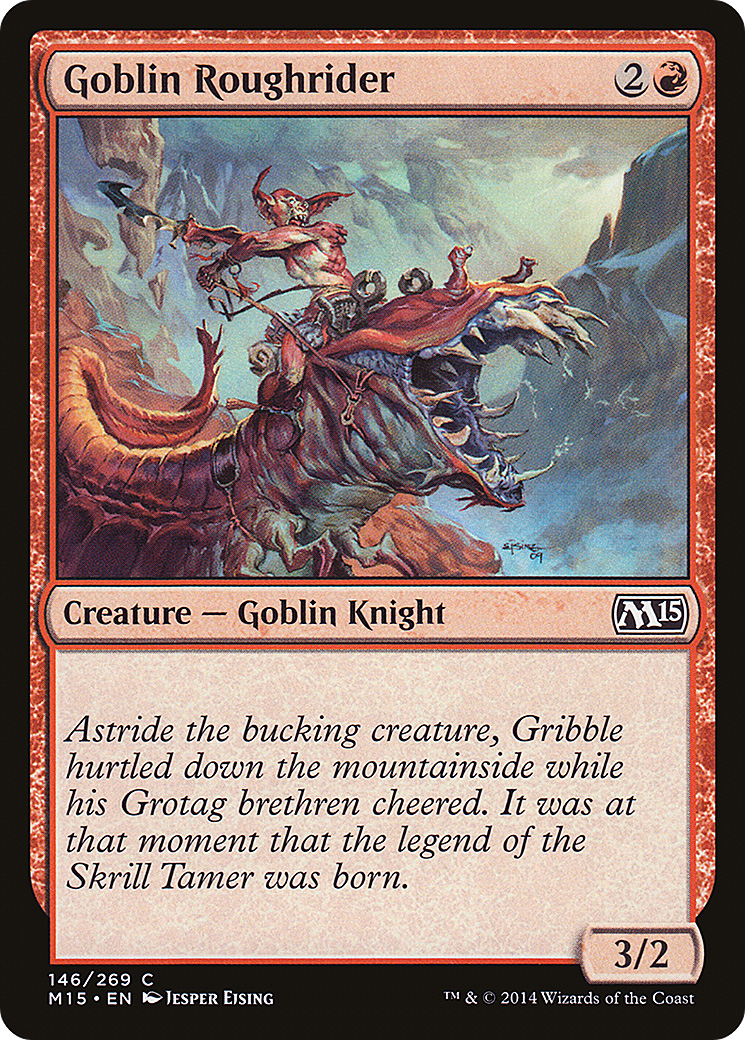 Goblin Roughrider [Magic 2015] Foil