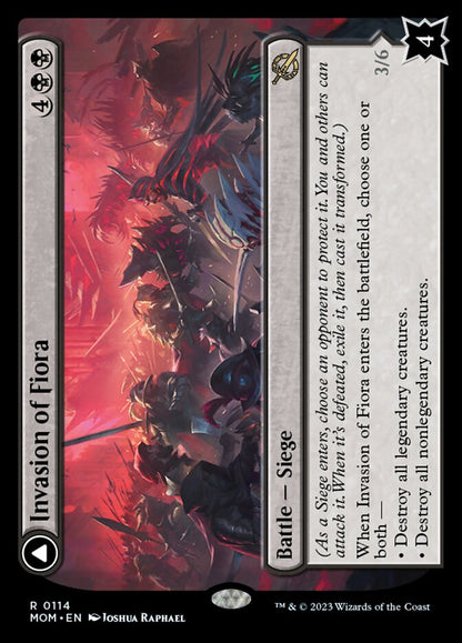 Invasion of Fiora // Marchesa, Resolute Monarch [March of the Machine] Foil