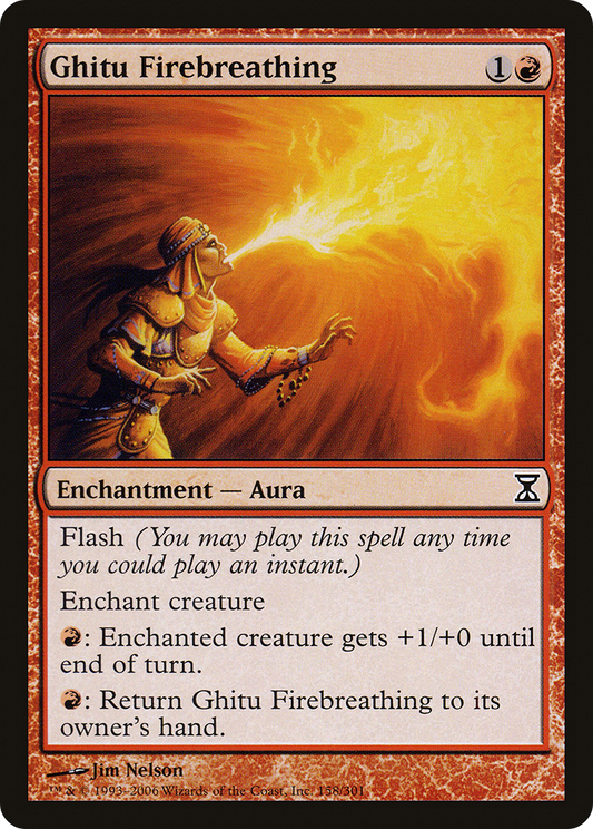 Ghitu Firebreathing [Time Spiral]