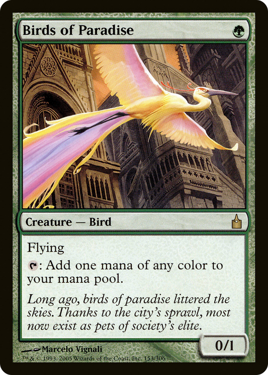 Birds of Paradise [Ravnica: City of Guilds] Foil